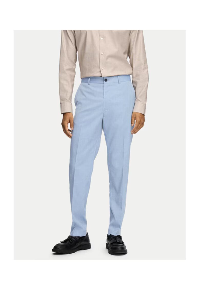 Selected Homme Pantaloni barbati - 304704796 - Poliester reciclat/Viscoza - Albastru - Albastru
