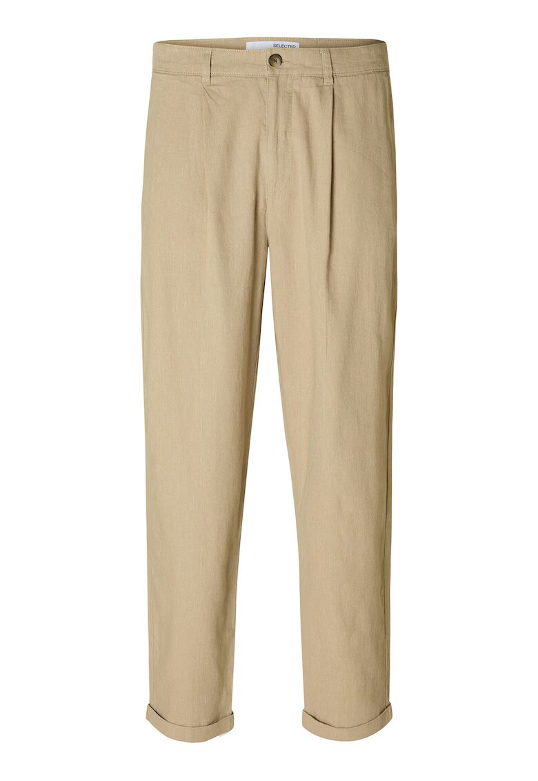 Selected Homme Pantaloni chino barbati 16092732 - In/Bumbac - Bej - Bej