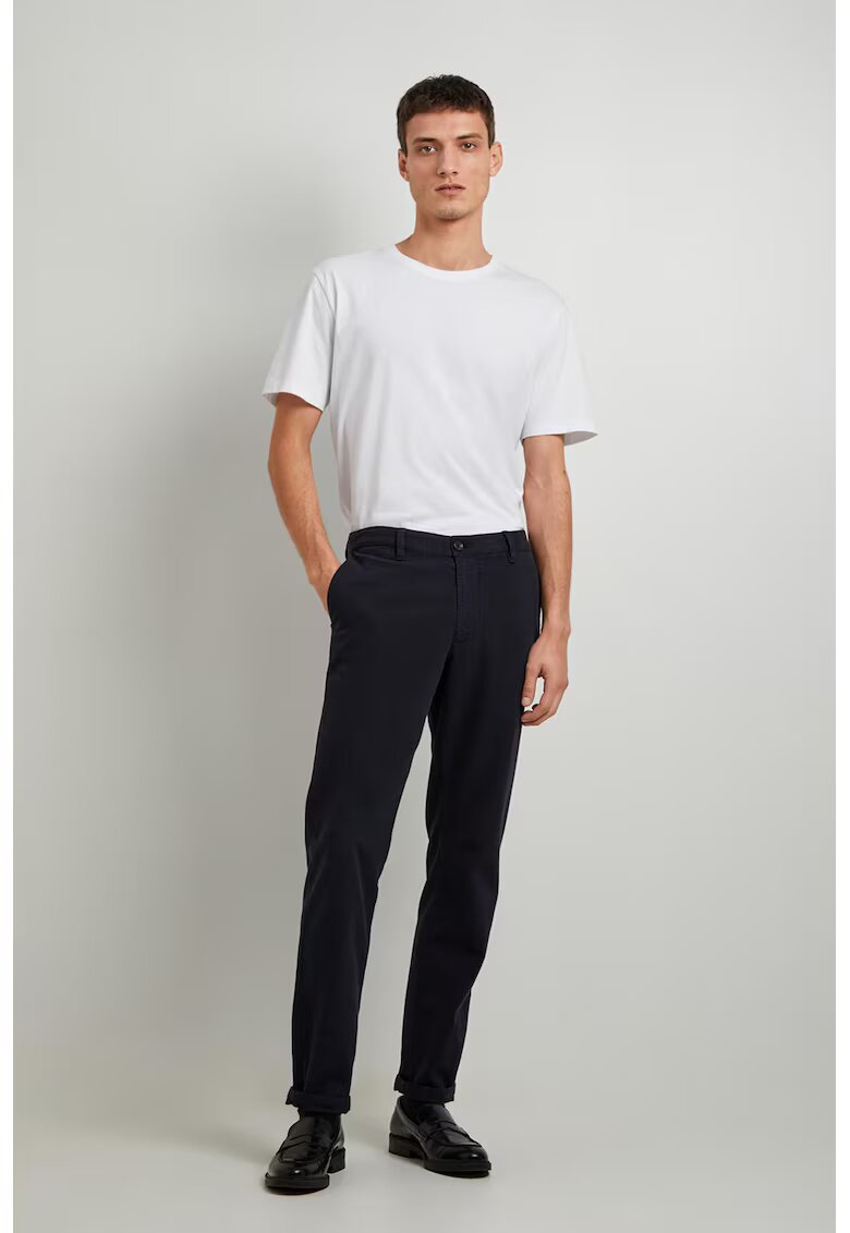 Selected Homme Pantaloni drepti cu talie medie - Negru