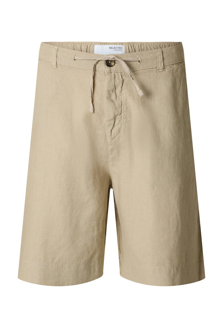 Selected Homme Pantaloni scurti barbati 16097541 - In/Bumbac - Bej - Bej