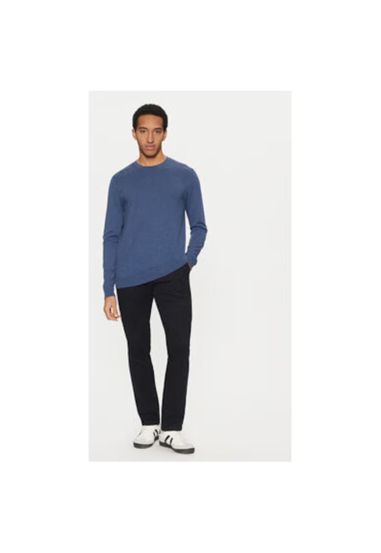 Selected Homme Pulover barbati - 304704499 - Bumbac organic - Albastru - Albastru