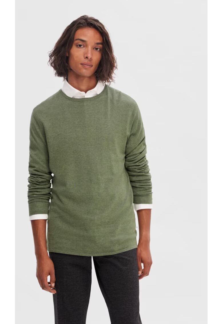 Selected Homme Pulover barbati - 634095 - Verde - Lyocell - Verde