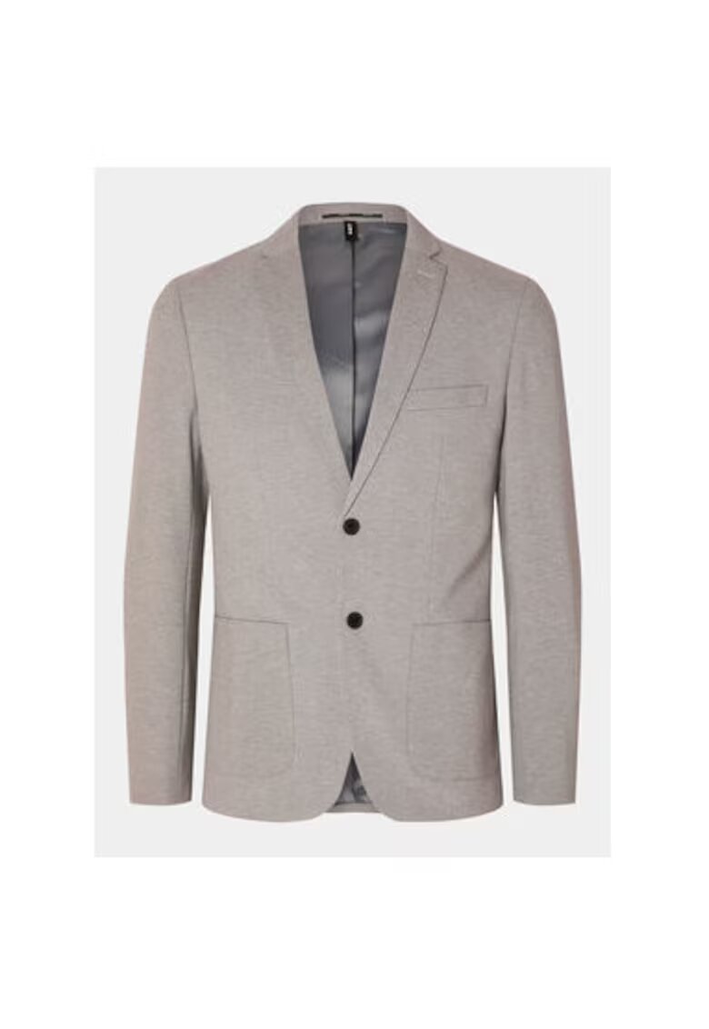 Selected Homme Sacou barbati - Viscoza - Gri - Gri