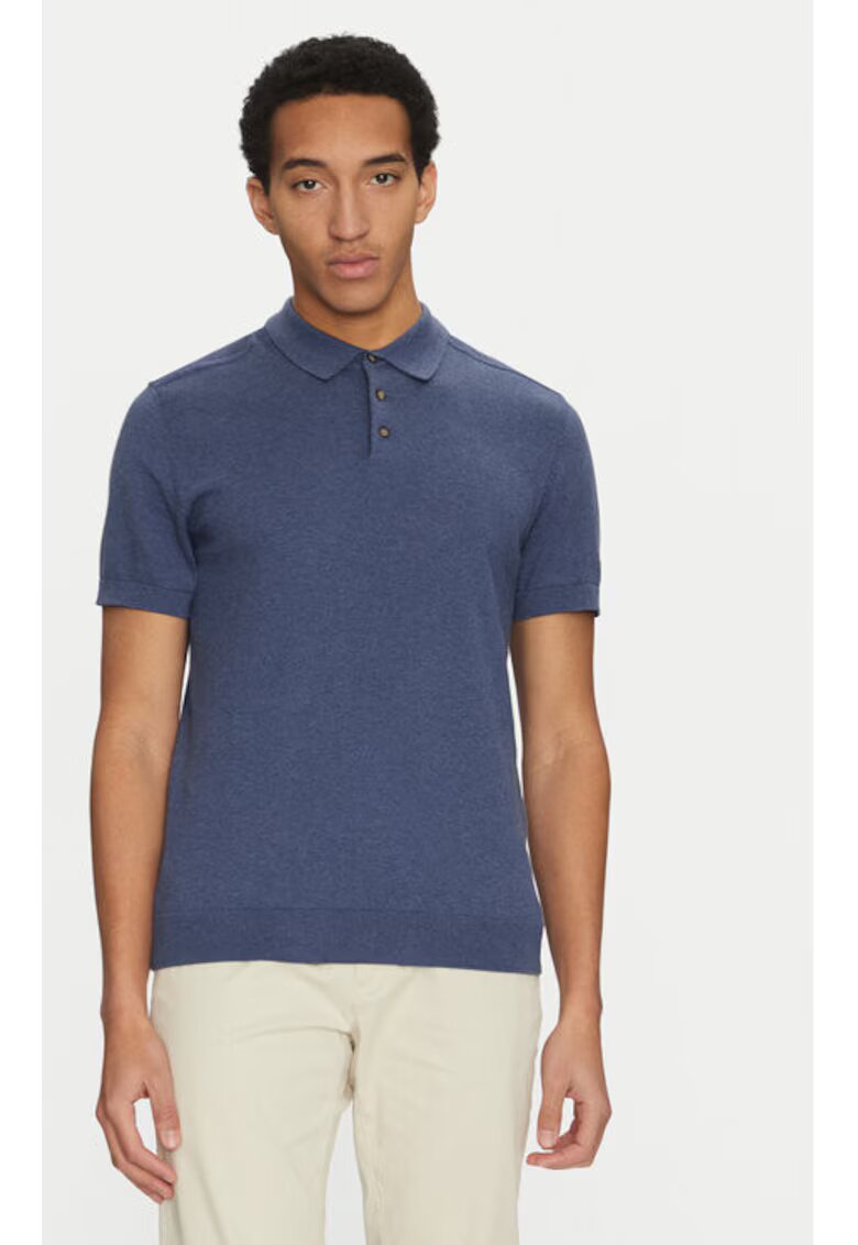 Selected Homme Tricou barbati - 304704833 - Bumbac - Albastru - Albastru