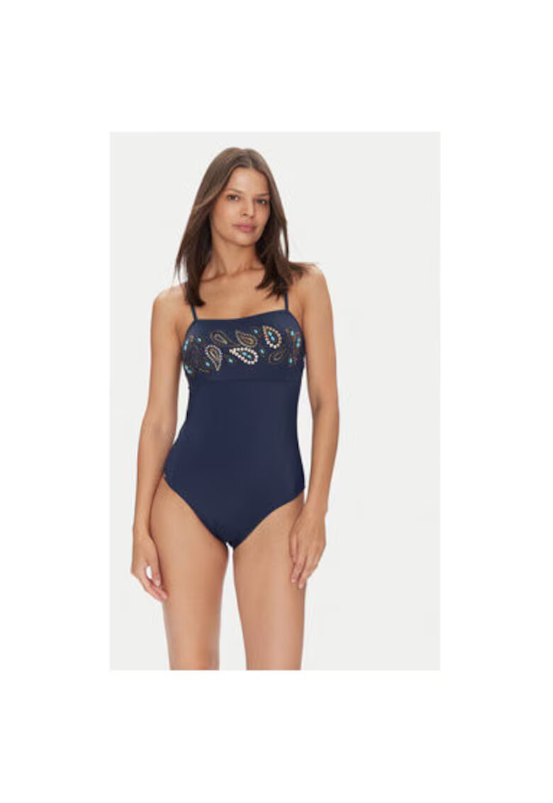 Selmark Costum de baie dama BN258 - Poliamida/Elastan - Bleumarin - Bleumarin