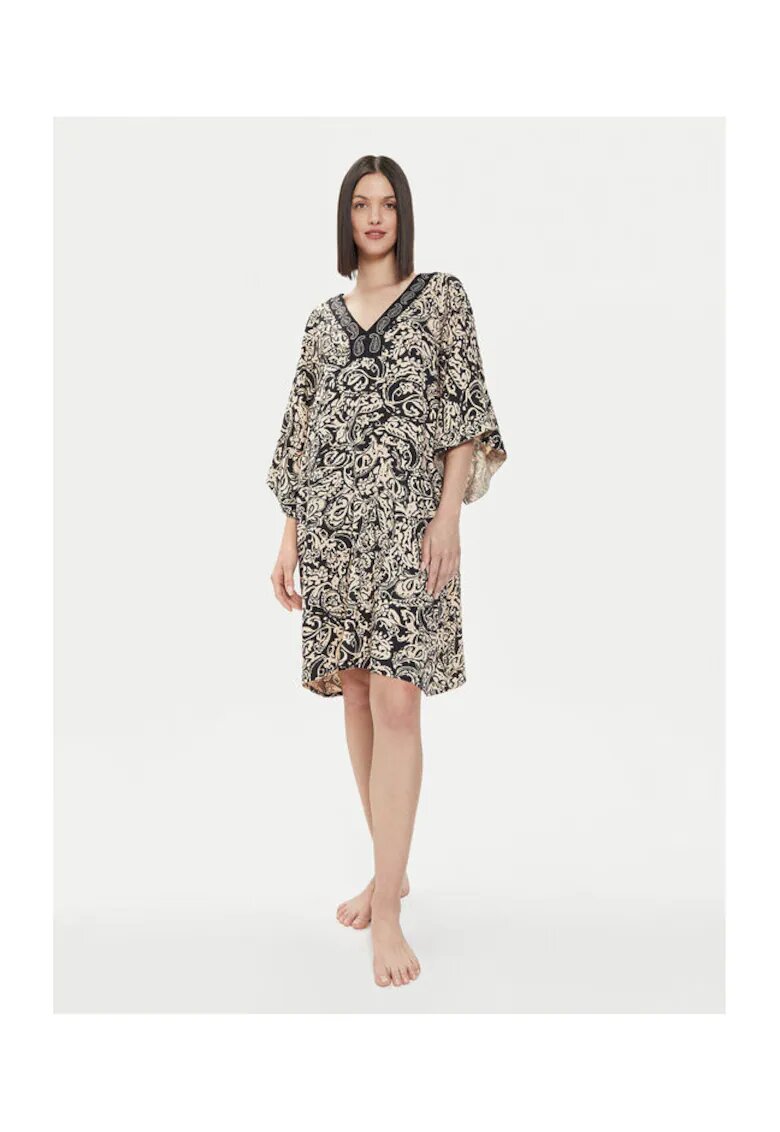 Selmark Rochie dama - 303690908 - Viscoza - Negru - Negru