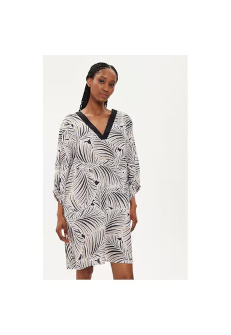 Selmark Rochie dama - 303691103 - Bumbac - Bej - Bej