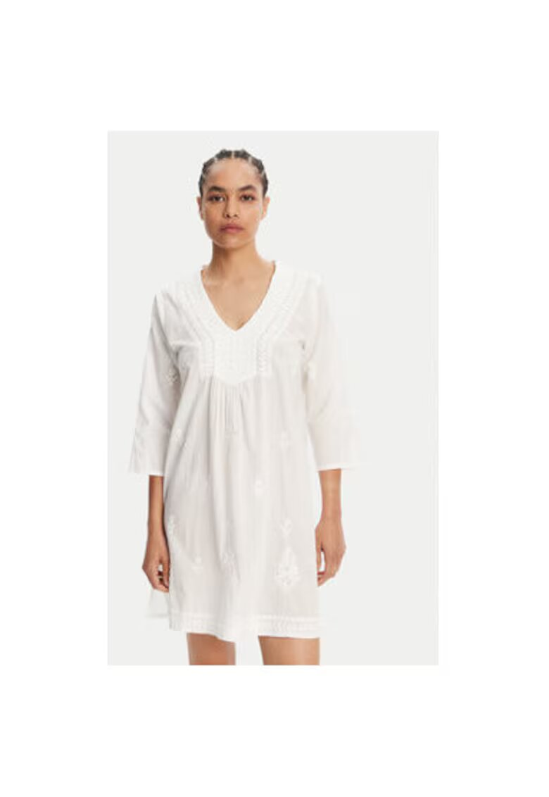 Selmark Rochie de vara dama BC198 - Alb
