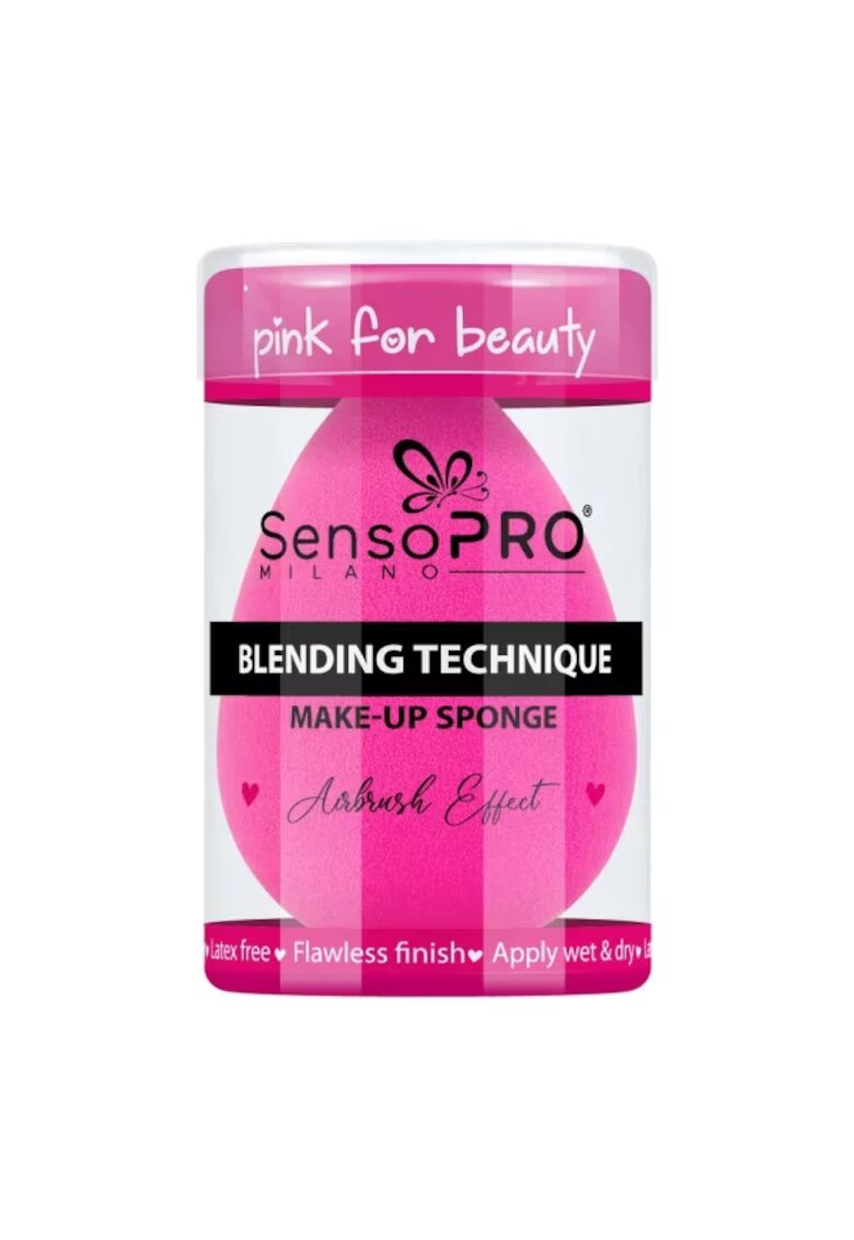 SensoPRO Burete Machiaj Blending Technique Milano - Pink