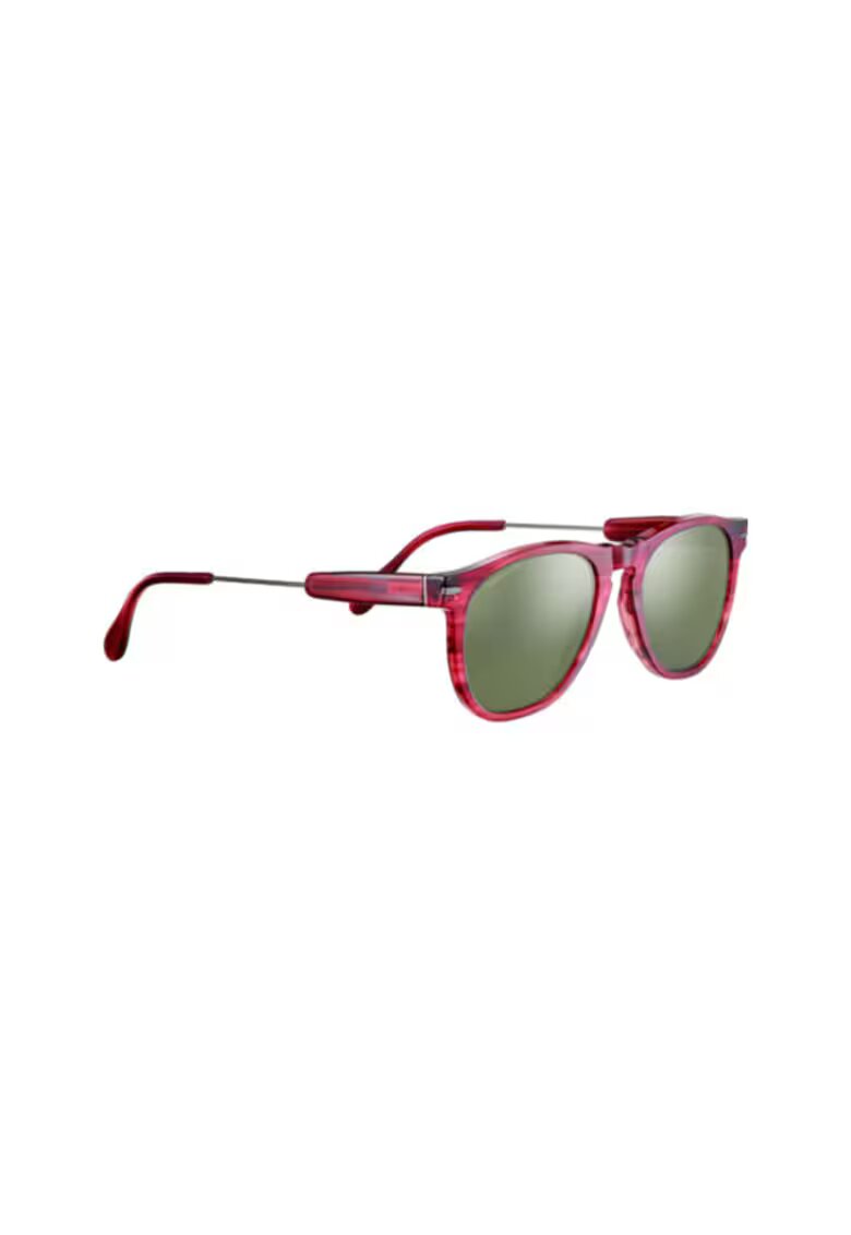 SERENGETI Ochelari AMBOY Shiny Gunmetal Red Streaky C18008 Acetate - Mineral Polarized 555nm