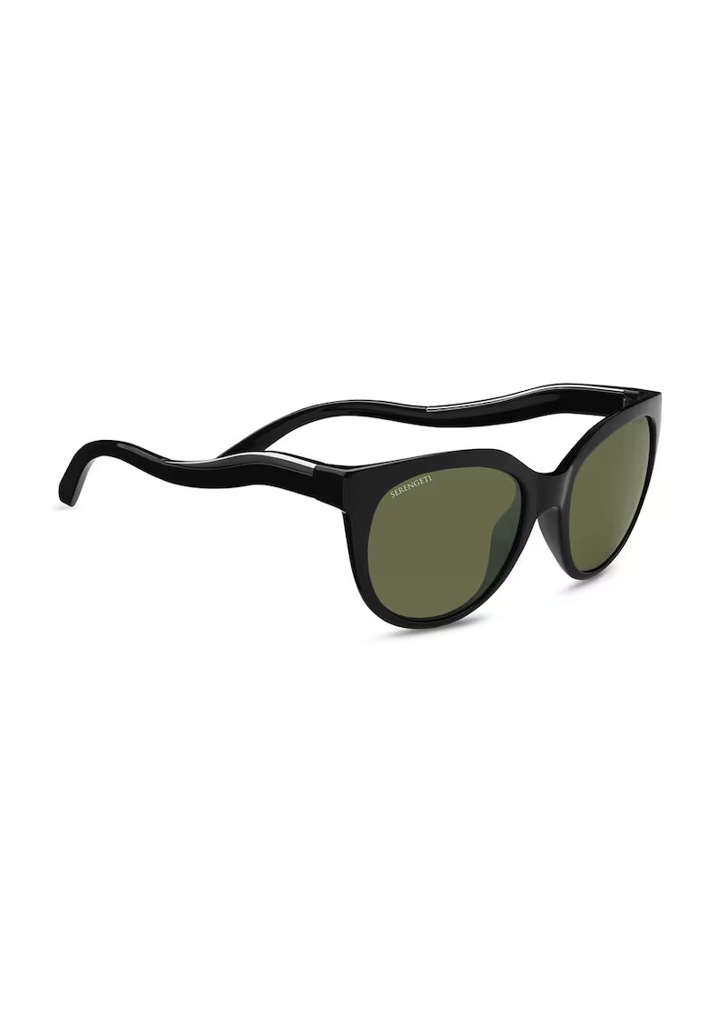 SERENGETI Ochelari LIA Shiny Black/Shiny Silver Mineral Polarized 555nm