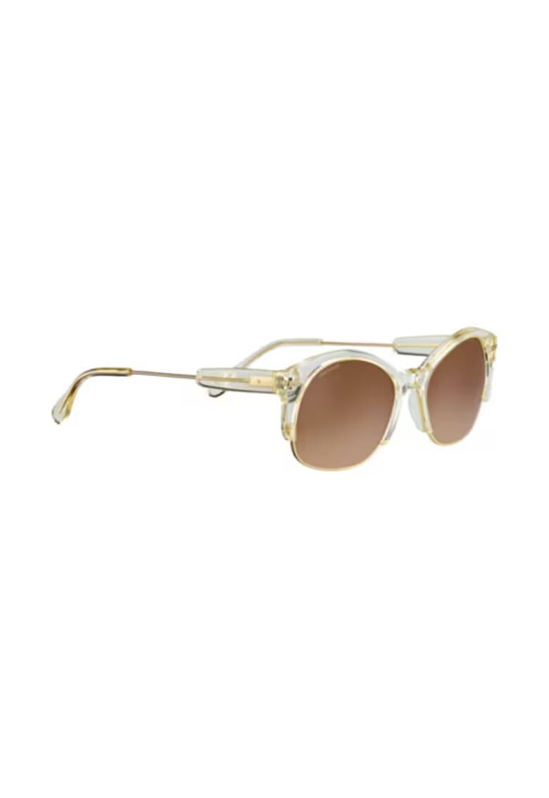 SERENGETI Ochelari VINITA Shiny Bold Gold Champagne Translucide AB2749 Acetate - Mineral Polarized Drivers Gradient SS529003