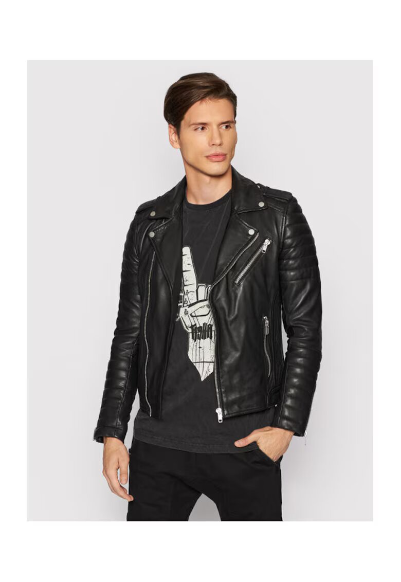 Serge Pariente Geaca Barbati - 209242324 - Piele - Negru - Negru