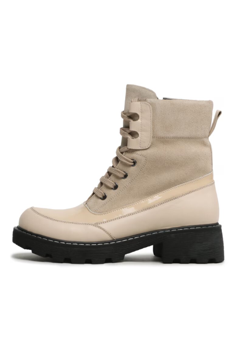 Sergio Bardi Ghete dama - 208959087 - Bej - Piele naturala/Piele intoarsa - Bej