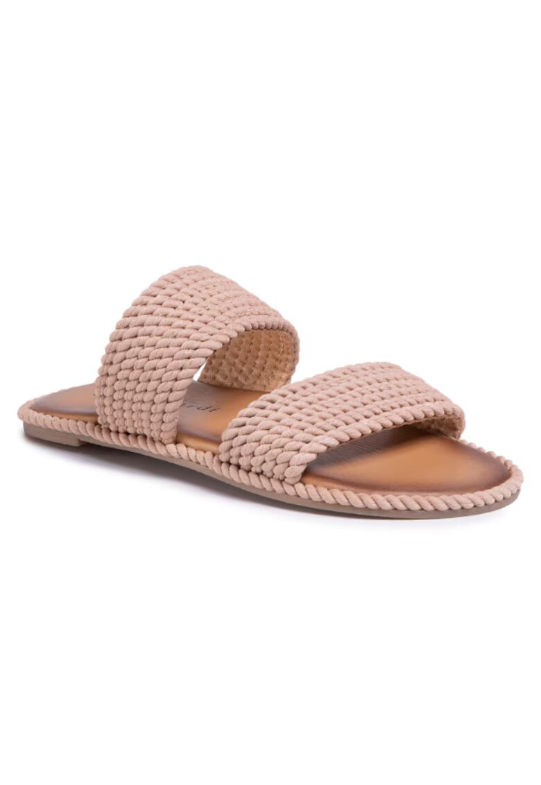 Sergio Bardi Papuci flip-flop dama - Textil - Bej - Bej