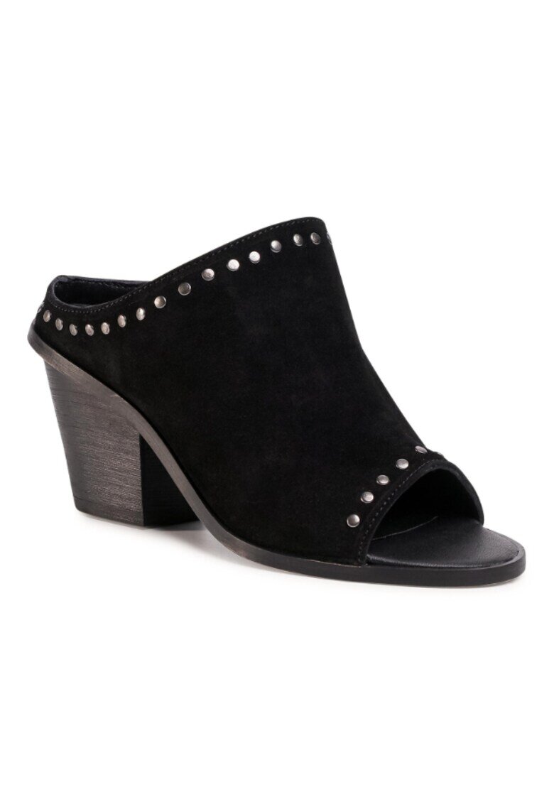 Sergio Bardi Papuci flip-flop femei - Piele naturala - Negru