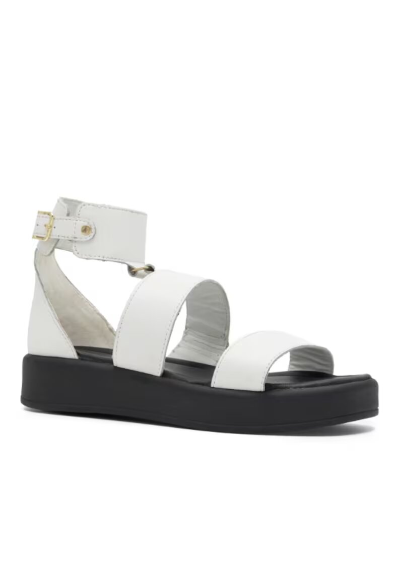 Sergio Bardi Sandale dama - 5904862833491 - Alb - Piele naturala - Alb