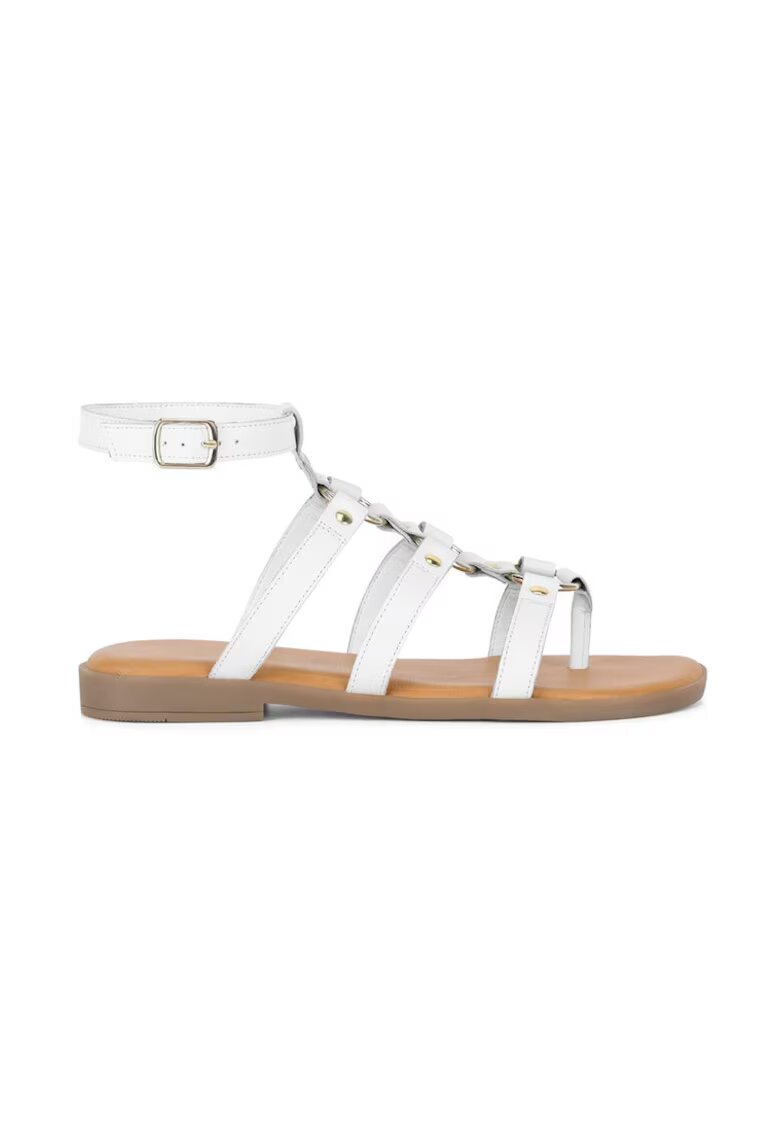Sergio Bardi Sandale dama - 590559 - Piele naturala - Alb - Alb