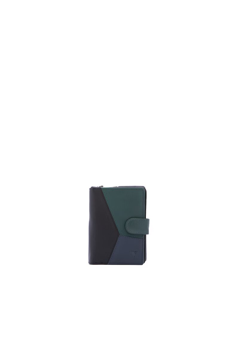 Sergio Valentini Portofel cu aplicatie patchwork - Negru