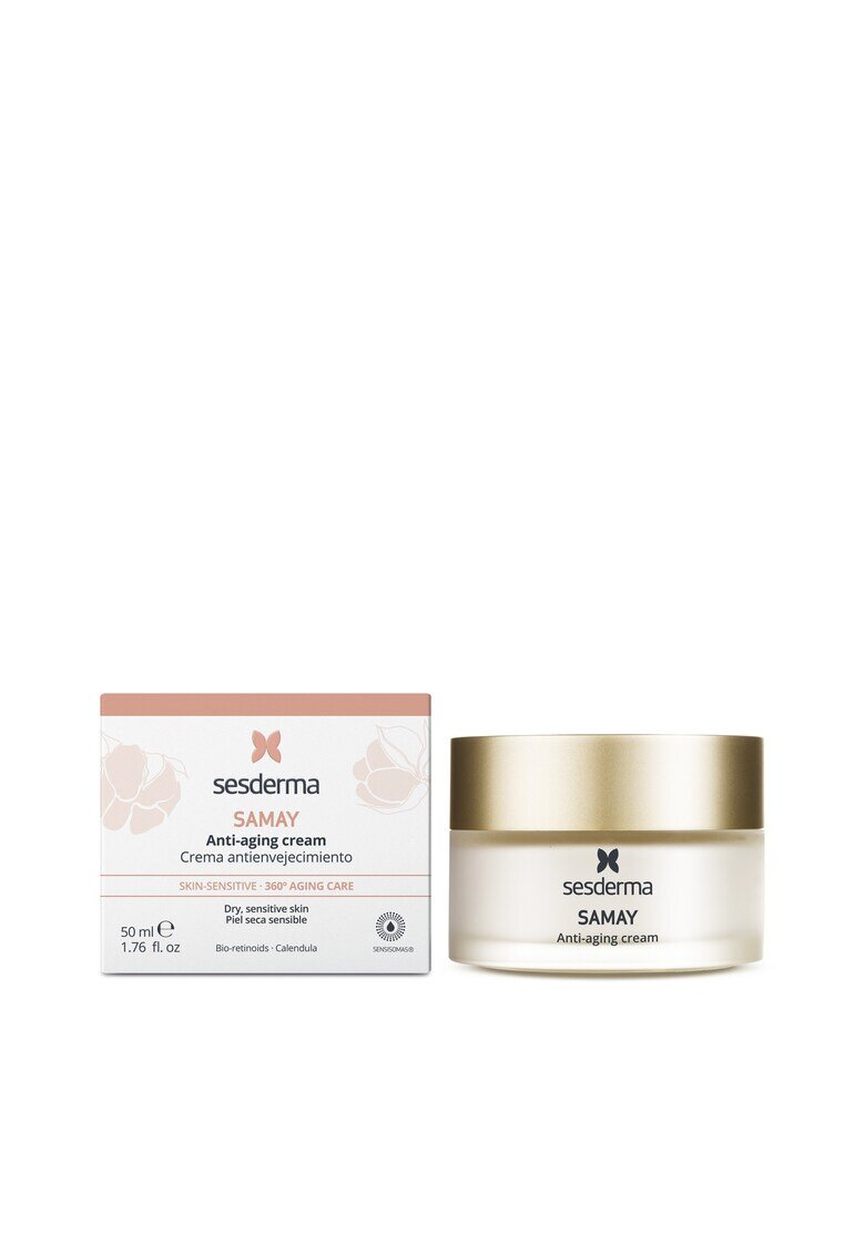 Sesderma SAMAY Crema antirid pentru piele sensibila - hidratare de lunga durata - 50ml