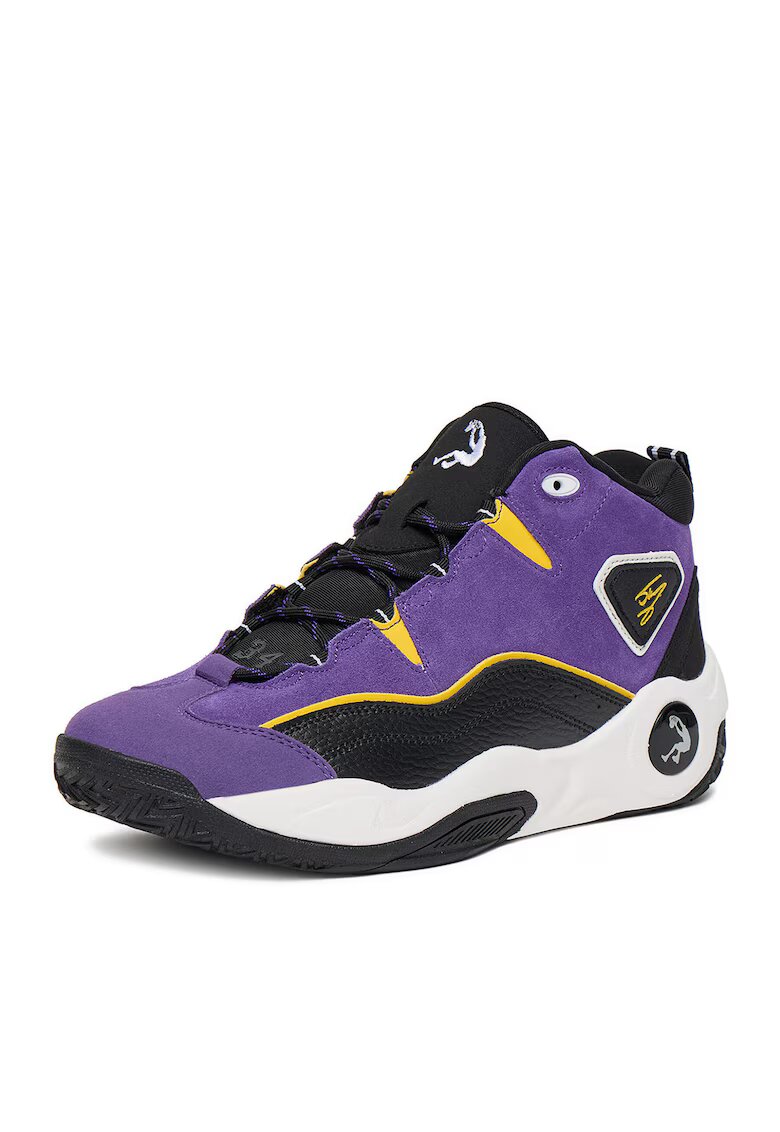 SHAQ Pantofi copii - piele naturala - violet