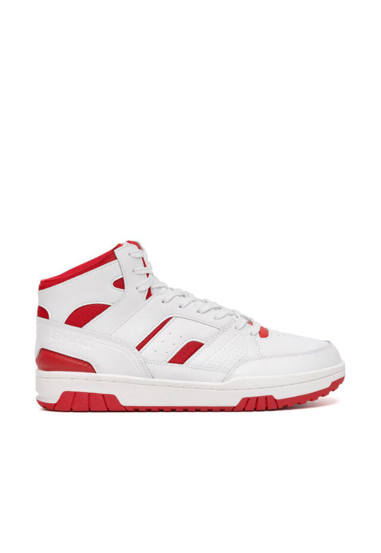 SHAQ Pantofi sport barbati 5905588802334 - Piele naturala - Alb - Alb