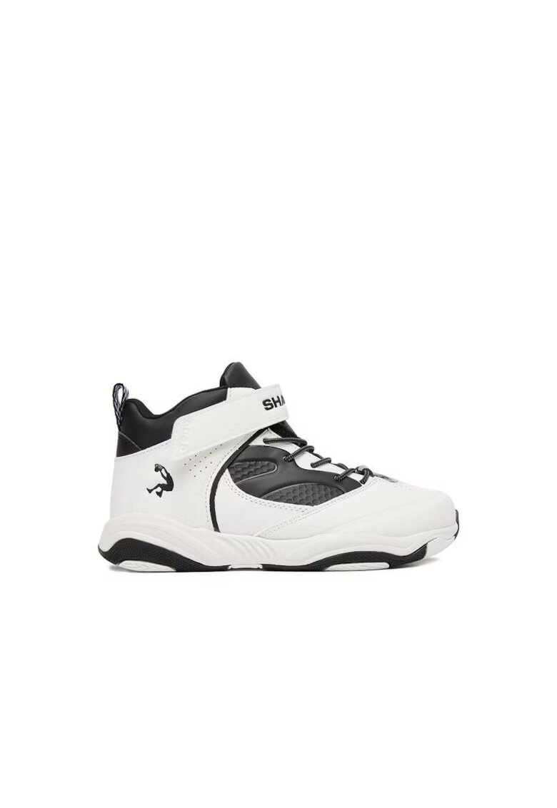 SHAQ Pantofi sport copii - adidasi - alb - textil