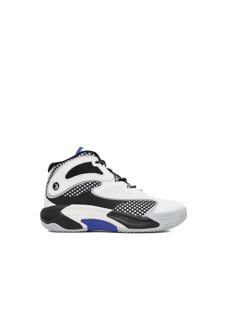 SHAQ Tenisi copii - unisex - negru alb - material textil