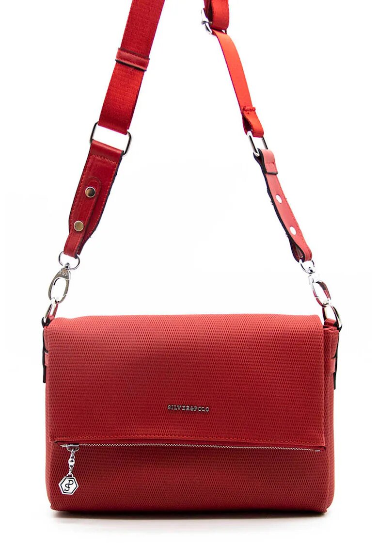 SilverPolo Geanta crossbody cu clapa