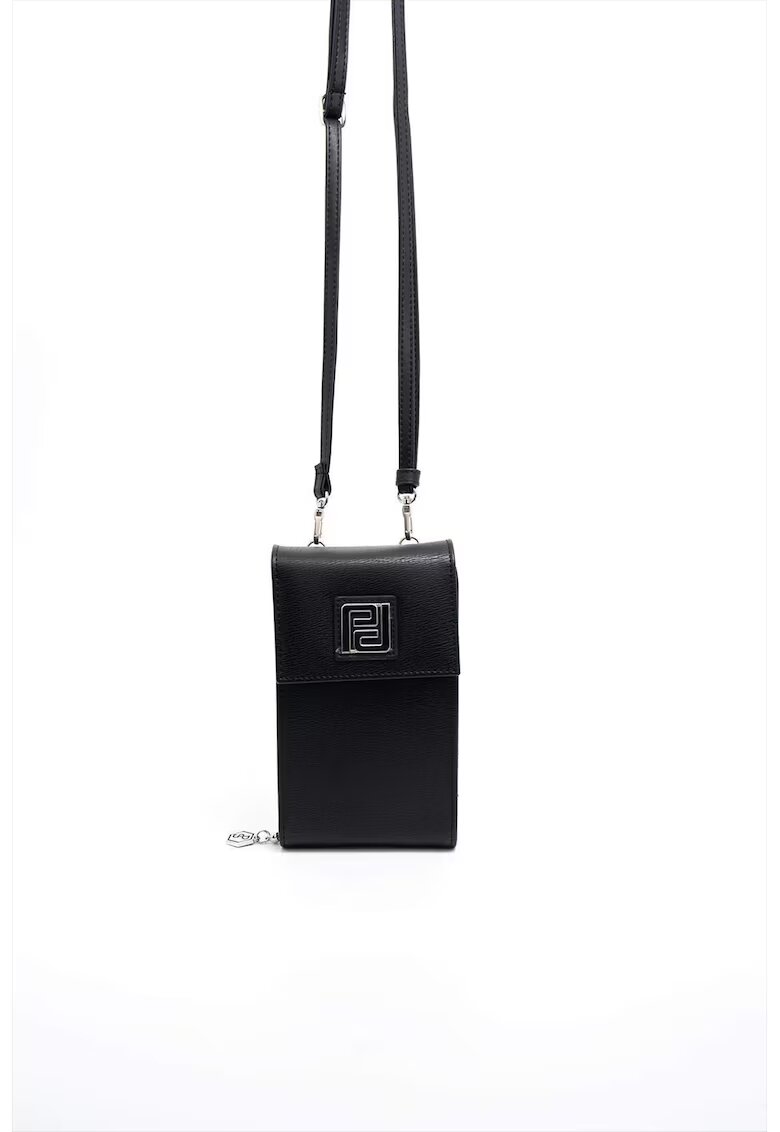 SilverPolo Geanta crossbody din piele ecologica - Negru - 19X11X4