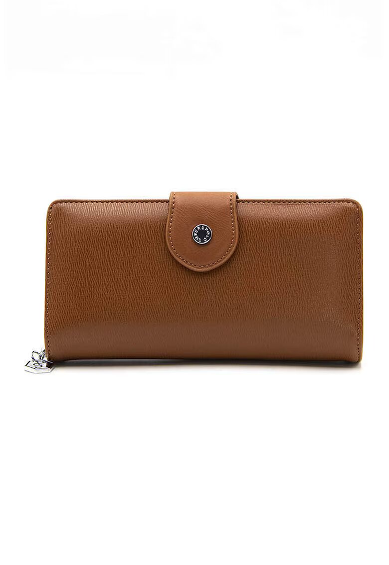 SilverPolo Portofel din piele ecologica - Caramel