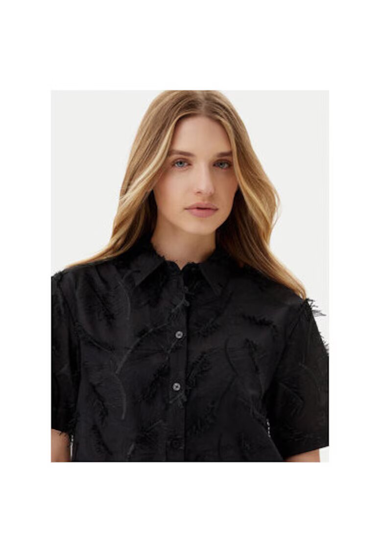Silvian Heach Camasa dama GPP25332CA - Bumbac - Negru - Negru