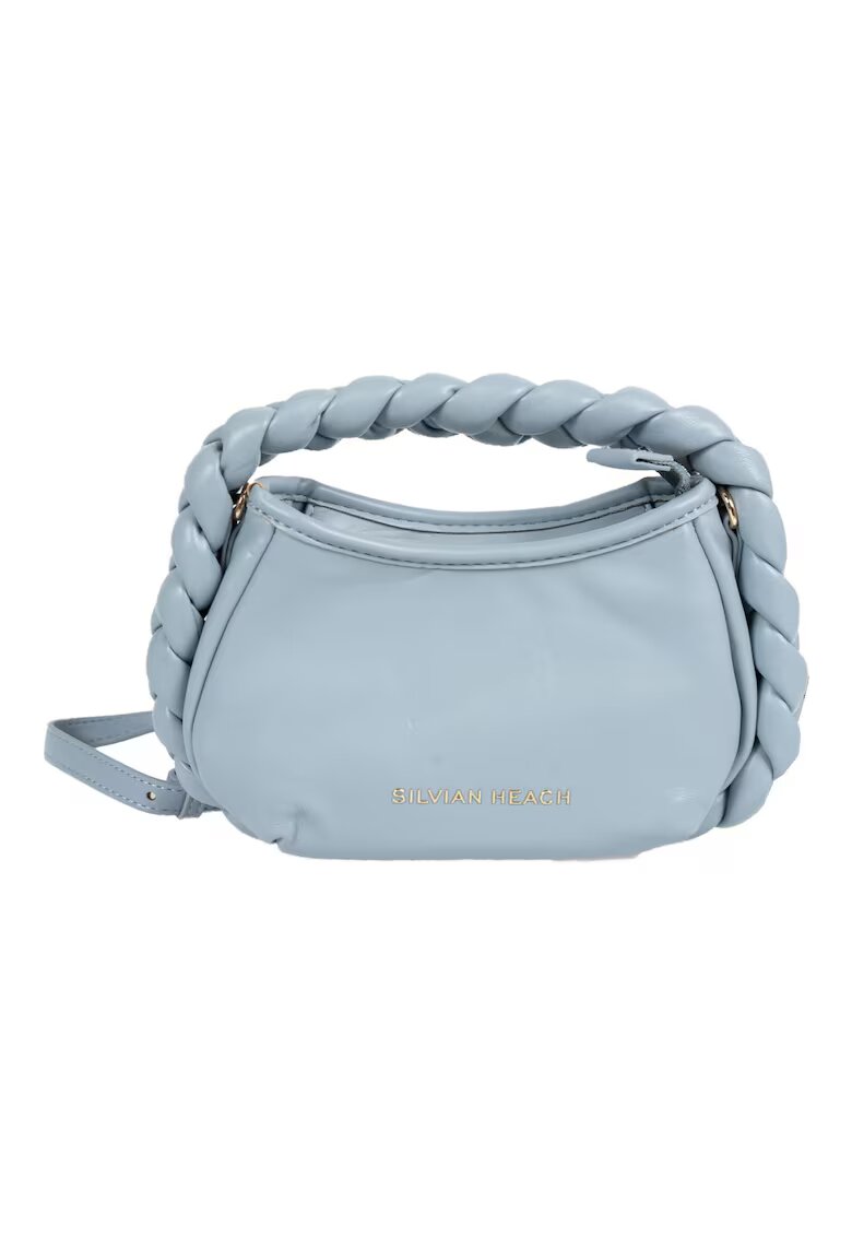 Silvian Heach Geanta dama - azur - 19x14x8cm - piele ecologica - cu bretea reglabila