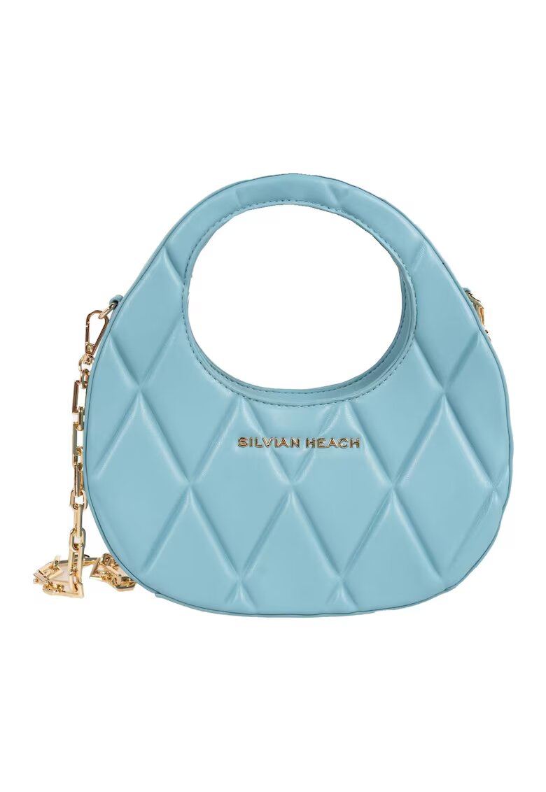 Silvian Heach Geanta dama azur - 24x12x7cm - piele ecologica - cu lant ajustabil