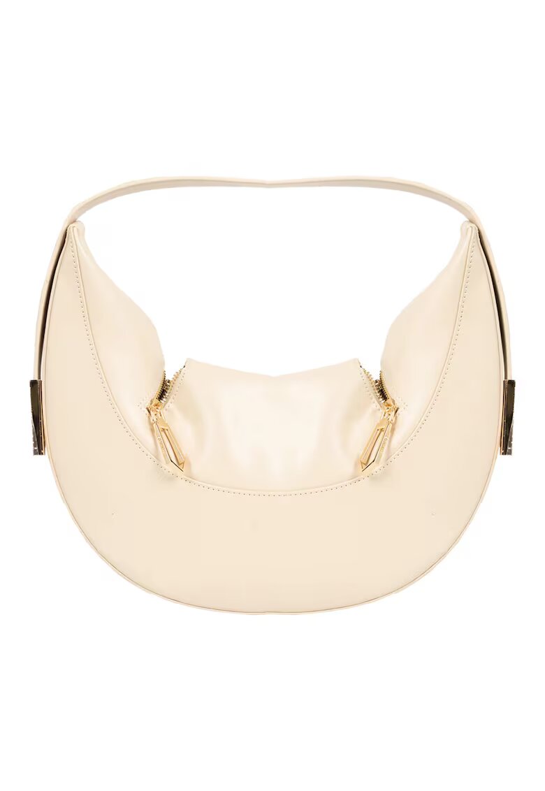 Silvian Heach Geanta dama bej - 32x37x10.5cm - piele ecologica - cu manere si buzunar interior