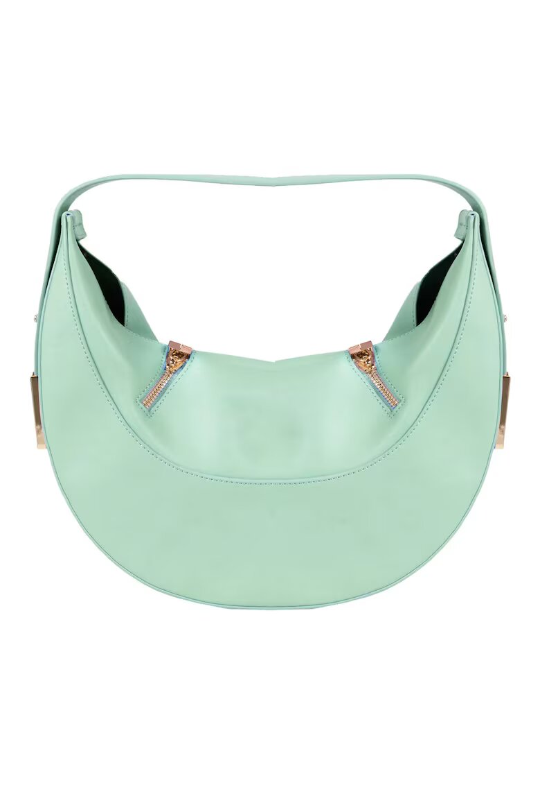Silvian Heach Geanta dama - turcoaz - 32x37x10.5cm - piele ecologica - cu manere si buzunar interior