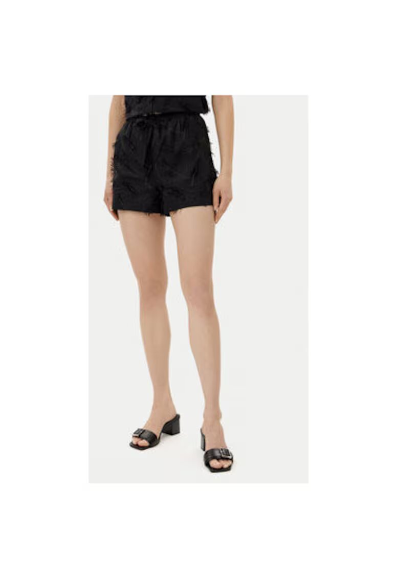 Silvian Heach Pantaloni scurti dama GPP25334SH - Bumbac - Negru - Negru
