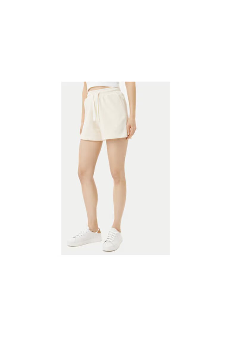 Silvian Heach Pantaloni scurti sport dama GPP25115SH - Bumbac/Poliester - Ecru - Ecru