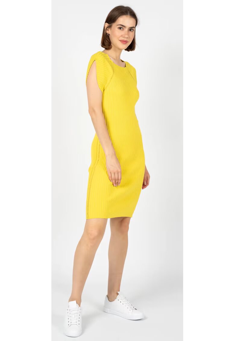 Silvian Heach Rochie scurta bodycon cu aspect striat -