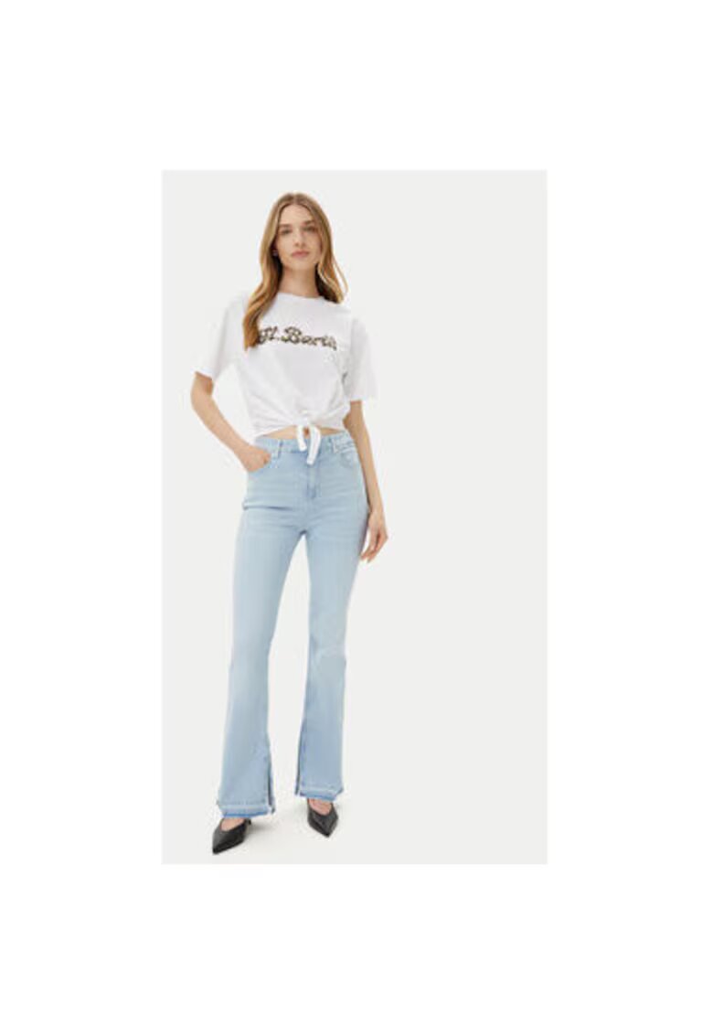 Silvian Heach Tricou dama GPP25190TS - Bumbac - Alb - Alb