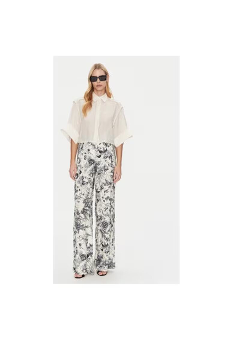 Simona corsellini Pantaloni dama - 305172365 - Viscoza - Negru - Negru