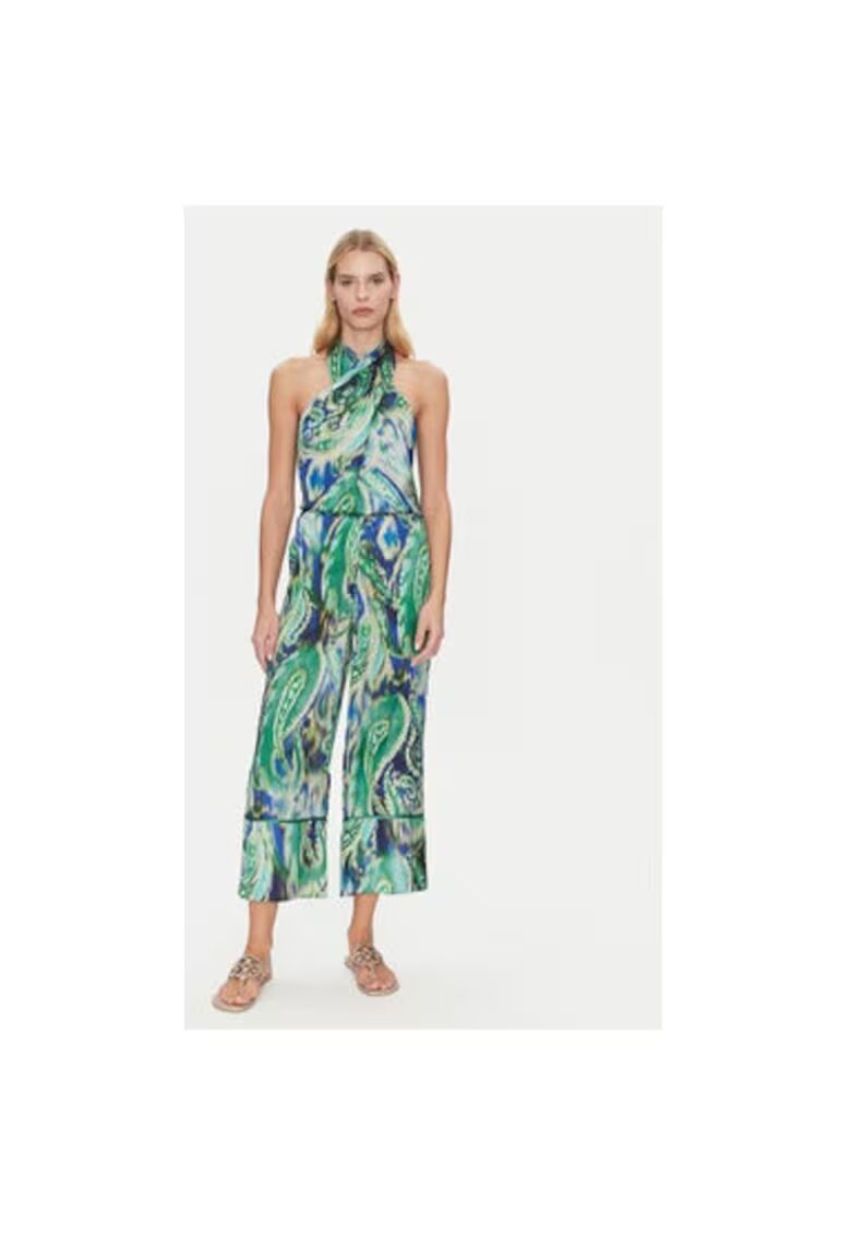 Simona corsellini Pantaloni dama - 305172549 - Poliester - Verde - Verde