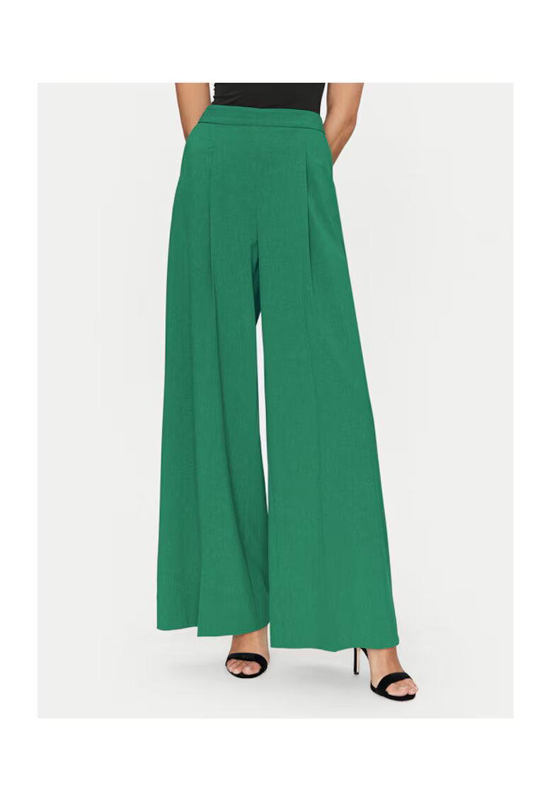 Simona corsellini Pantaloni dama - 305172587 - Poliester - Verde - Verde
