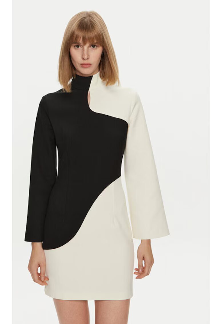 Simona corsellini Rochie dama - 304362071 - Poliester/Viscoza - 40 EU - Negru