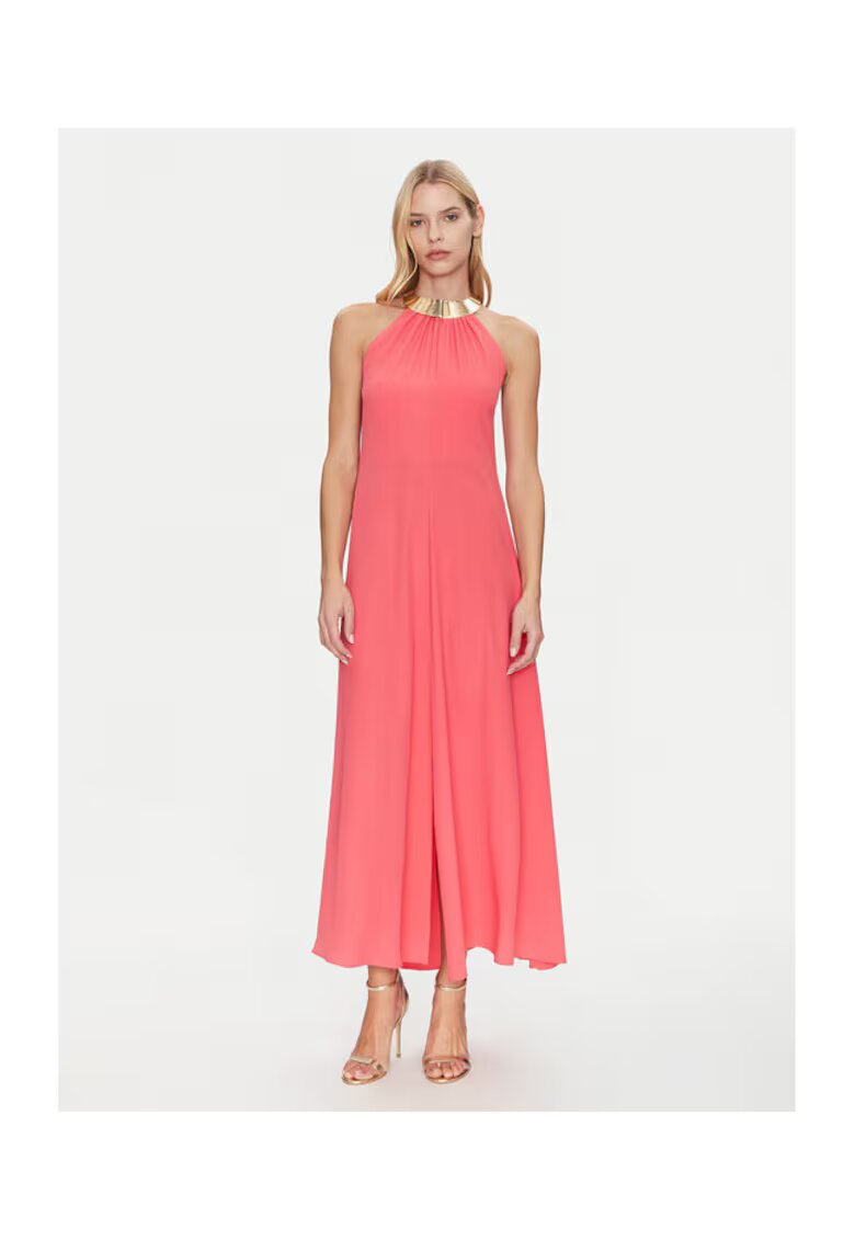 Simona corsellini Rochie dama - 305172471 - Acril - Portocaliu - Portocaliu