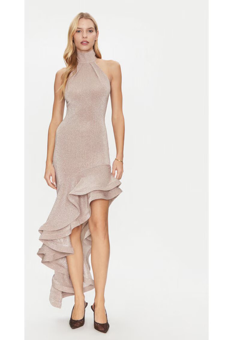 Simona corsellini Rochie dama - 305172624 - Poliester/Poliamida/Elastan - Auriu - Auriu