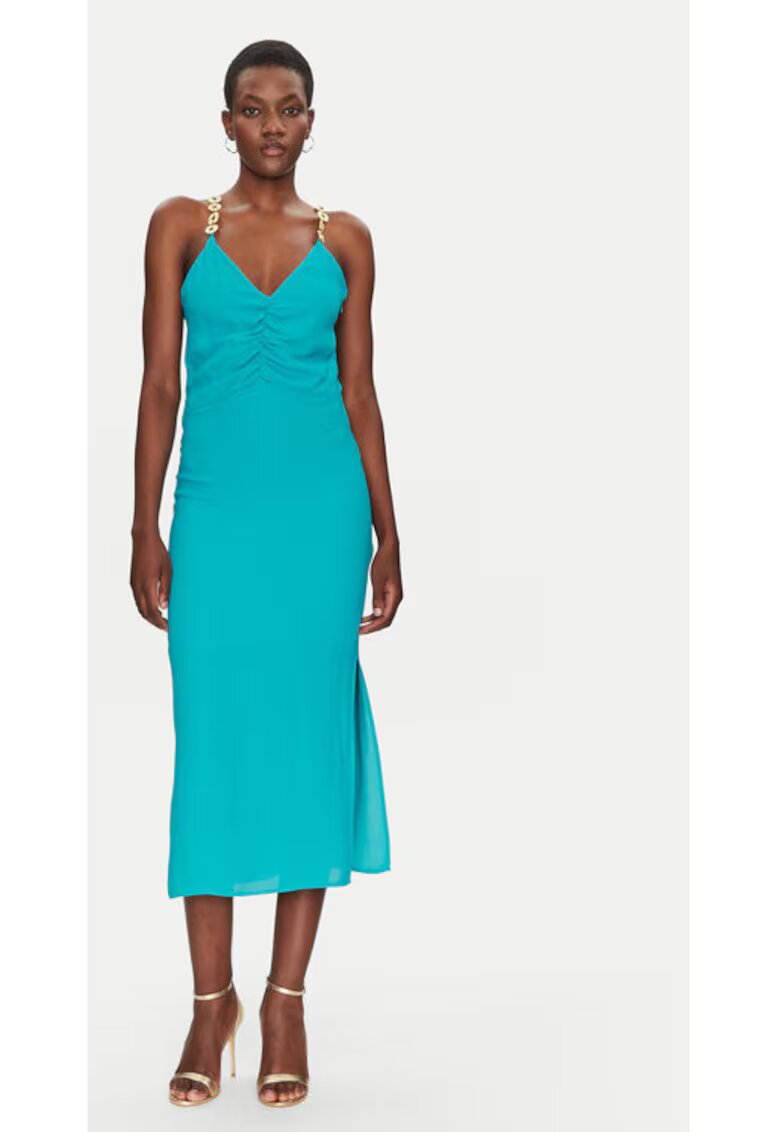 Simona corsellini Rochie dama - 305172631 - Viscoza - Verde - Verde