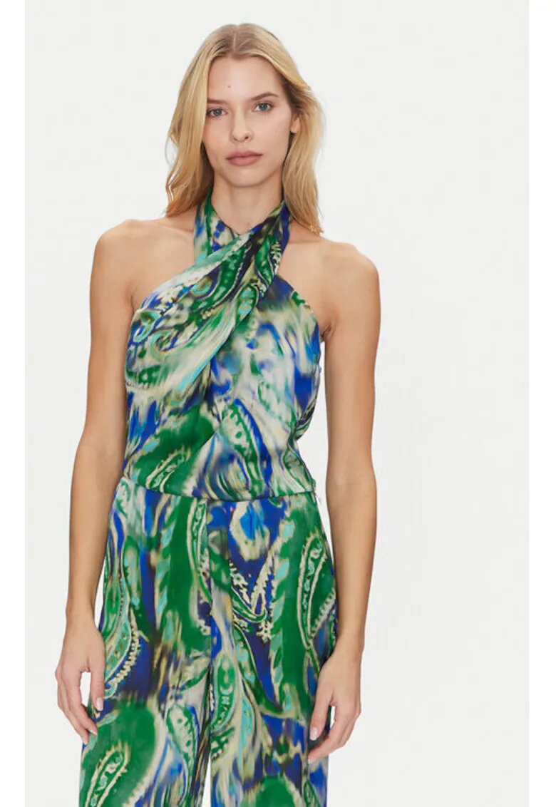 Simona corsellini Tricou dama - 305172556 - Poliester - Verde - Verde