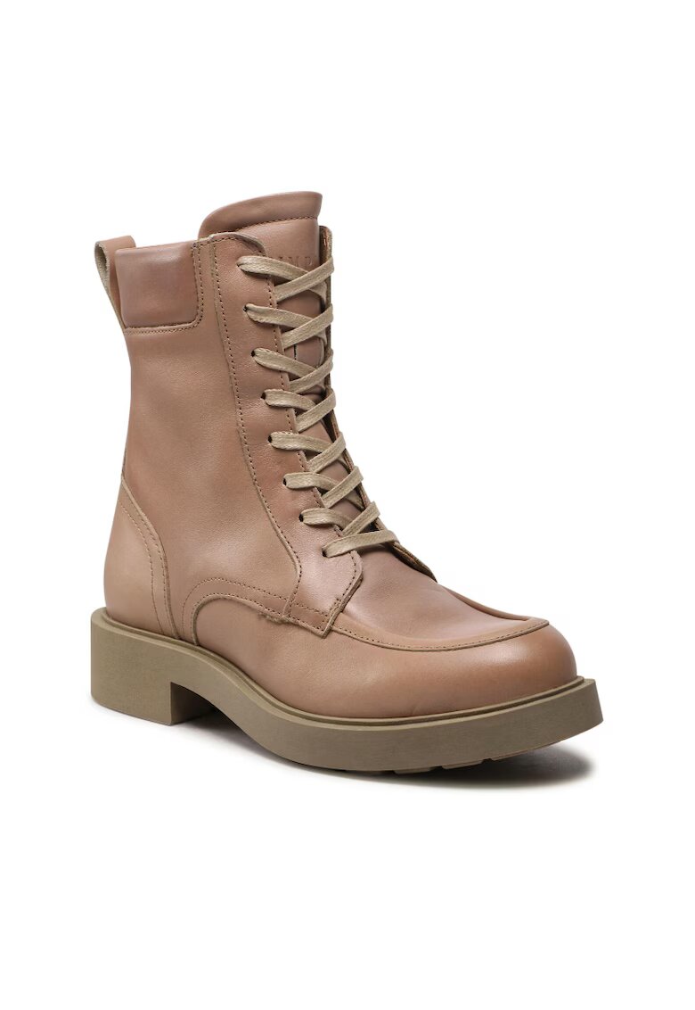Simple Botine dama - 301576303 - Piele naturala - bej - Bej