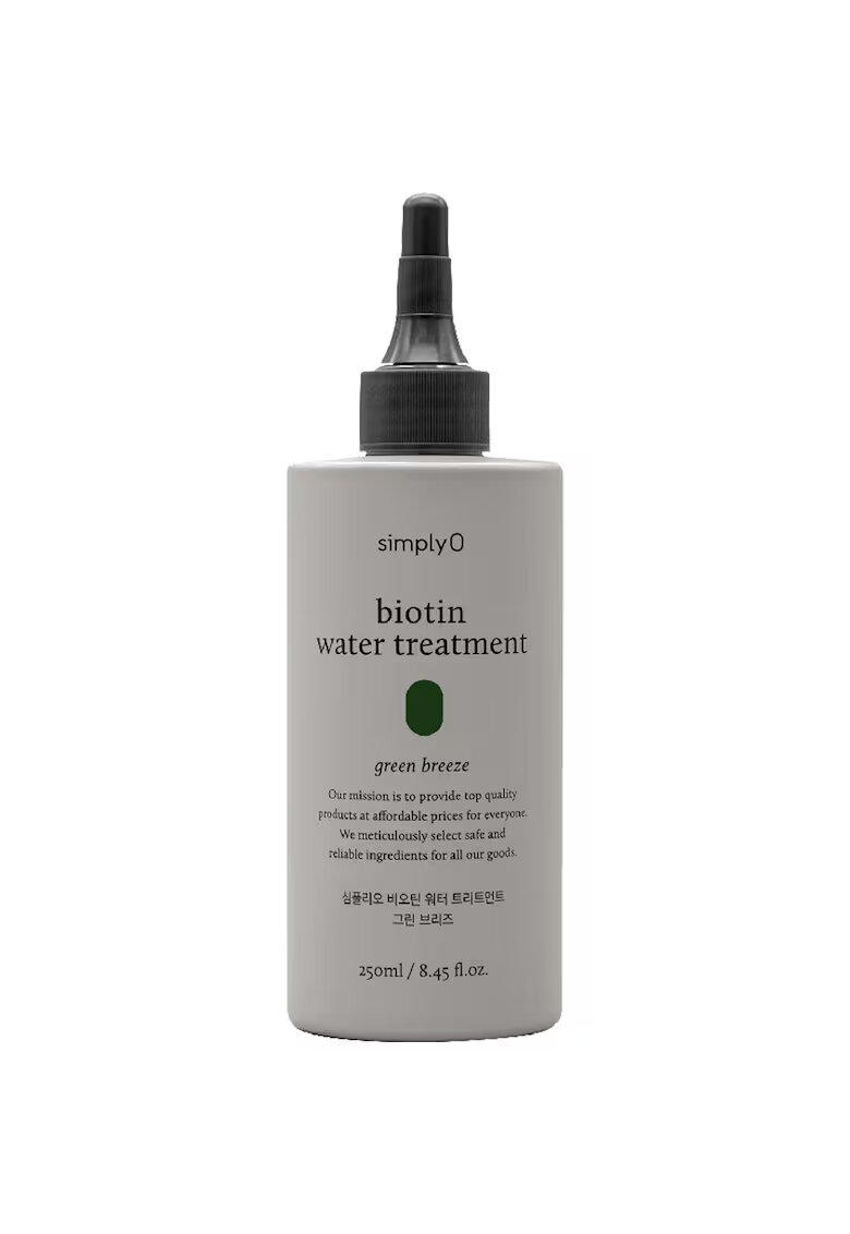 SIMPLYO Biotin Water Treatment Green Breeze Masca de Par hranitoare pentru stoparea caderii parului 250 ml